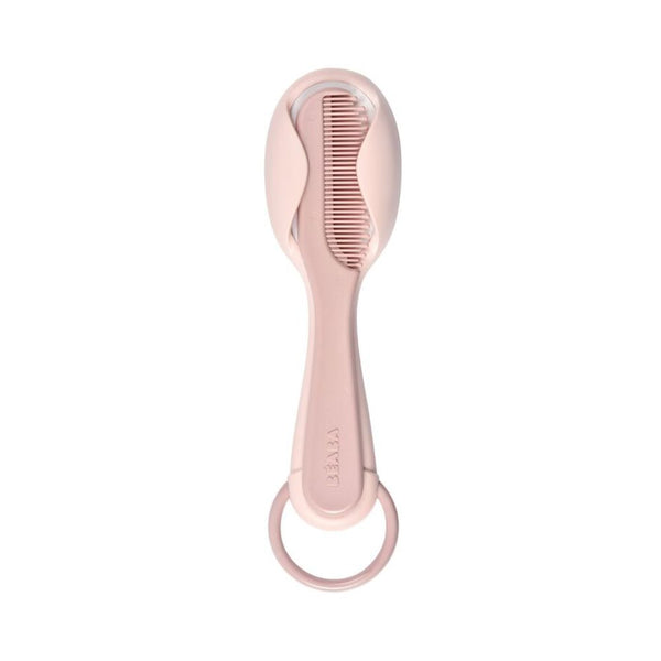 Beaba Baby Brush and Comb Set - Pink