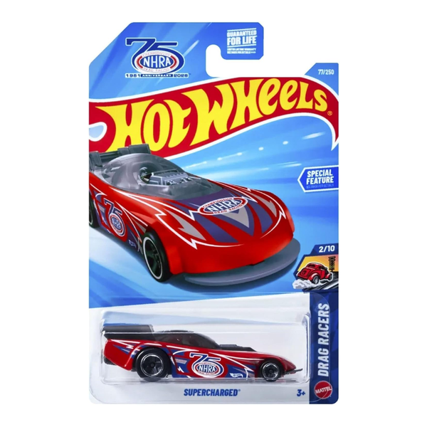 Hot Wheels Single Car Supercharged Drag Racer