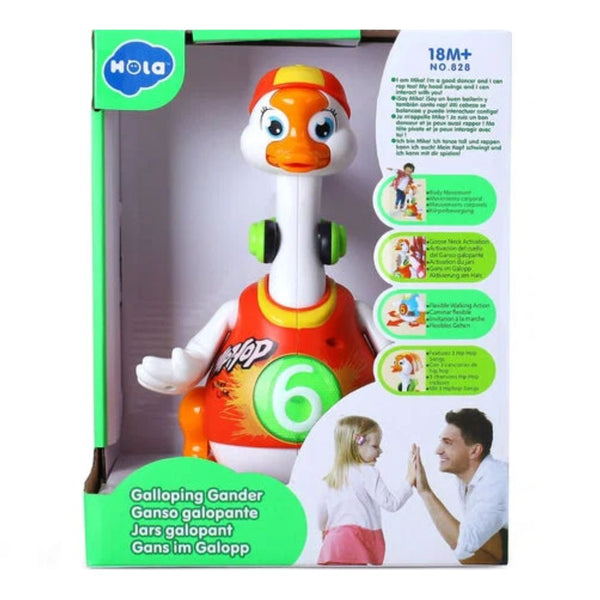 Hola Swing Goose Musical Interactive Hip Hop Dancing Toy - Dezine Kids