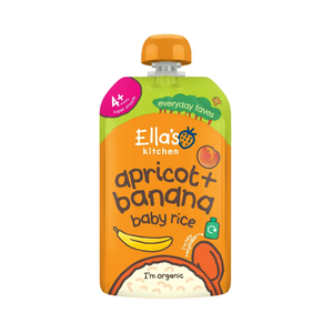 Ellas Kitchen Baby Puree Pouch, 4+ months 120g - Apricot & Banana Baby Rice