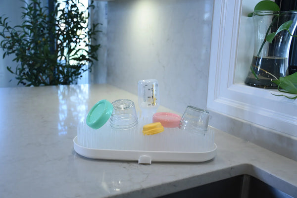 Melii Cloud Drying Rack and Drainboard- White - Dezine Kids