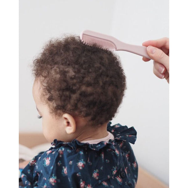 Beaba Baby Brush and Comb Set - Pink