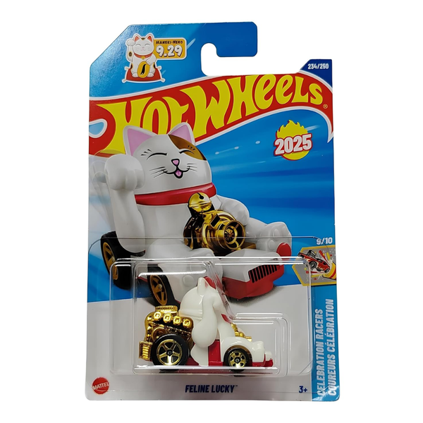 Hot Wheels Feline Lucky White - Dezine Kids