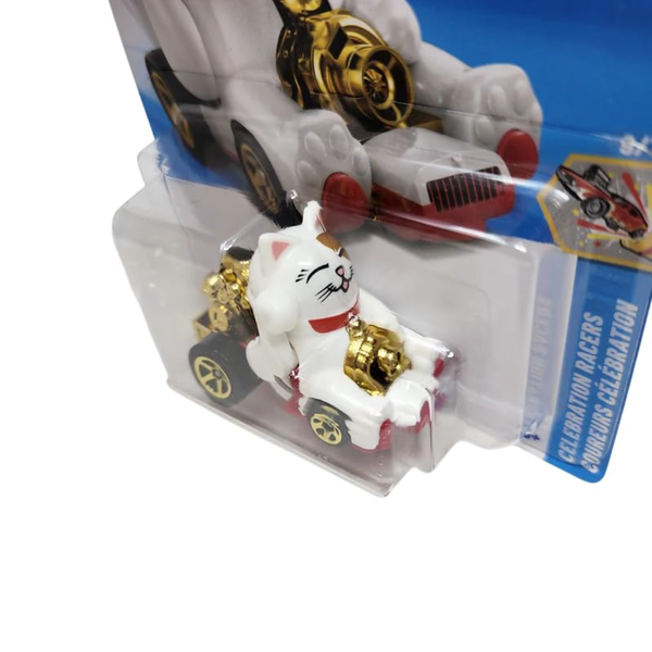 Hot Wheels Feline Lucky White - Dezine Kids