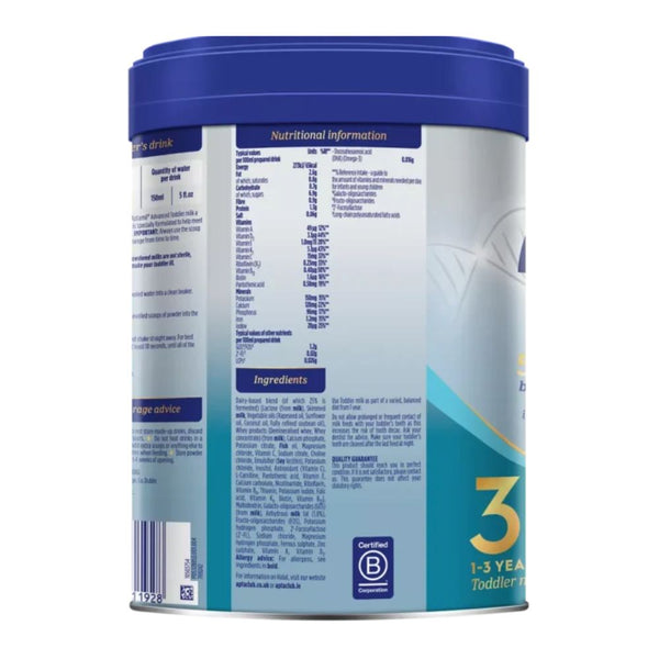 Aptamil Advanced Toddler Milk Formula Stage 3, 1 to 3 Years - 800g