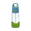 B.Box Tritan Straw Drink Bottle 450 ml - Ocean Breeze Blue Green