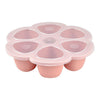 Beaba Silicone Multiportions Trays 6 x 90ml - Old Pink
