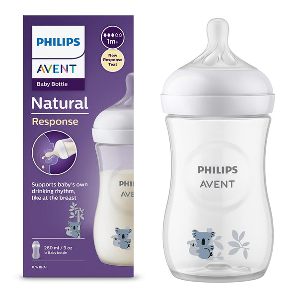 Philips Avent Natural Response Bottle, 260 ml - Koala