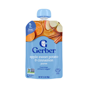 Gerber Fruit Puree - Apple Sweet Potato Cinnamon