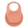 Beaba Silicone Bib - Terracotta