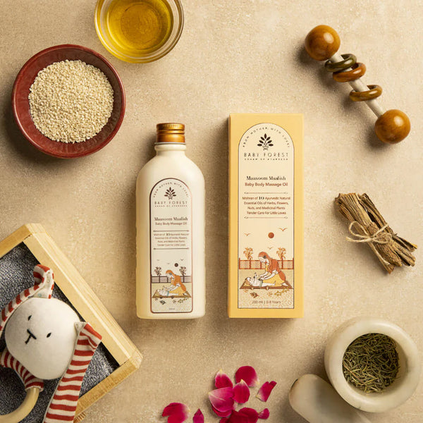 Maasoom Maalish Baby Body Massage Oil 200Ml - dezinekids.com