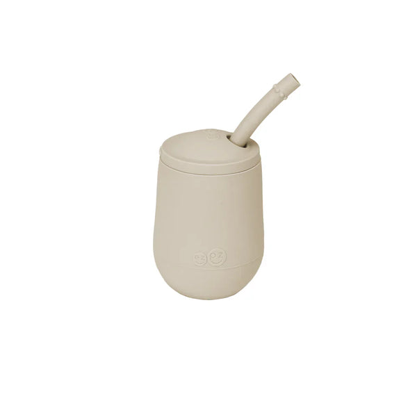 EzPz Mini Cup + Straw Training System for Toddlers - Oat