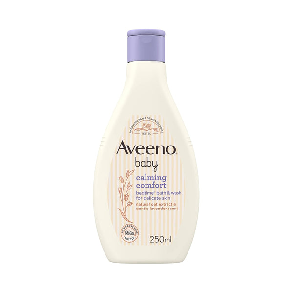 Aveeno Baby Calming Comfort Bedtime Bath & Wash - 250ml