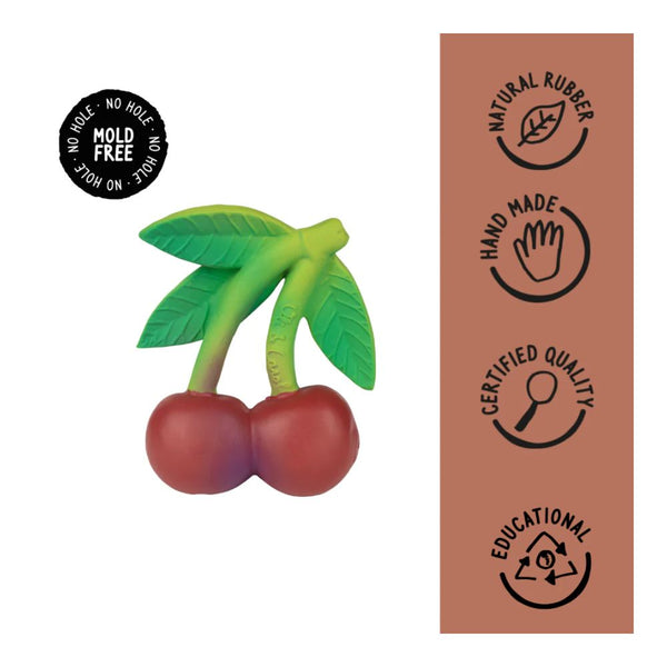Mery The Cherry Natural Rubber Teether