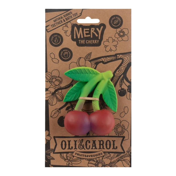 Mery The Cherry Natural Rubber Teether
