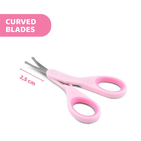 Chicco Baby Nail Scissors - Pink