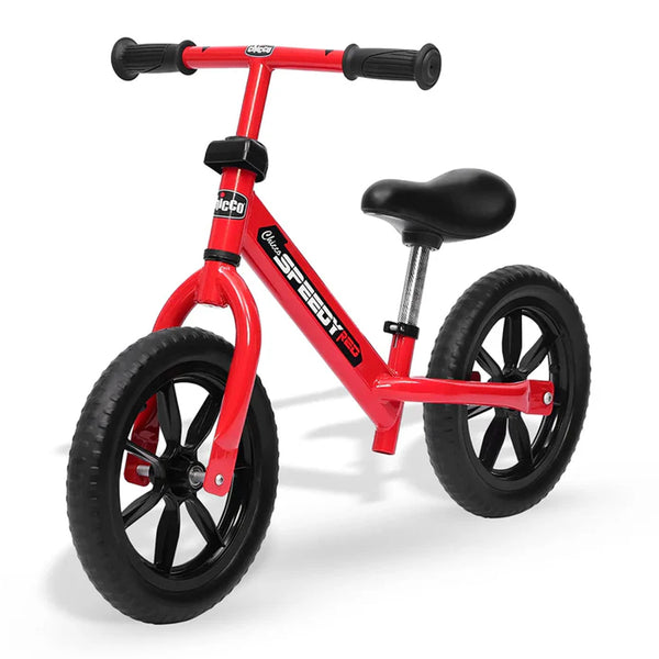 Chicco Speedy Red Balance Bike with Adjustable Seat Height & Handle Bar Height - Red