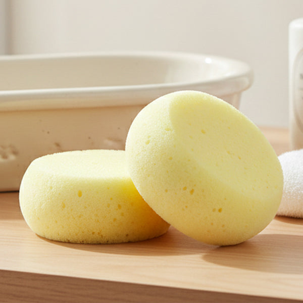 Hopop Soft & Gentle Baby Bath Sponge - Pack of 2