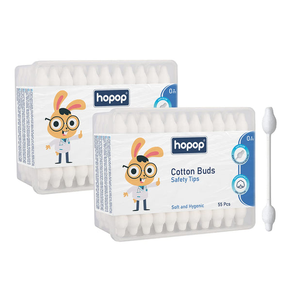 Eco-friendly cotton swabs with rounded safety tips