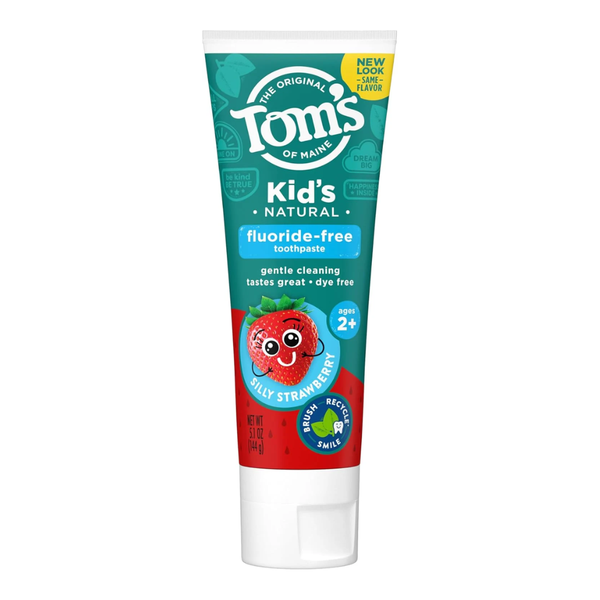 Tom's Outrageous Kids Fluoride Natural Toothpaste - Silly Strawberry