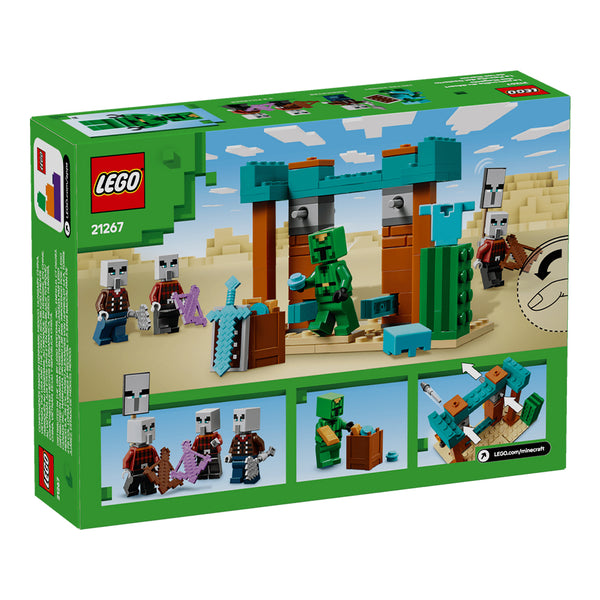 Lego Minecraft The Illager Desert Patrol Gaming Kit for Kids