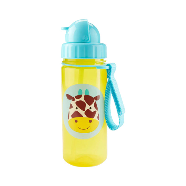 Skip Hop Zoo Straw Sipper Handy Grab Strap Giraffe - 390ml
