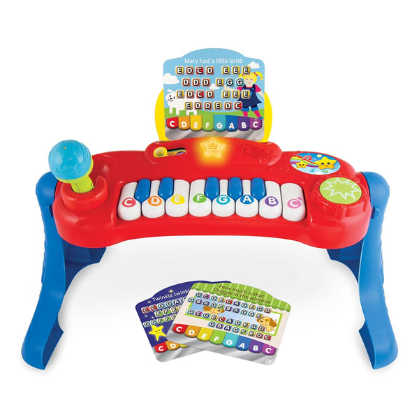 Winfun Beat Bop Baby Music Center8 Note Piano with Music Scores