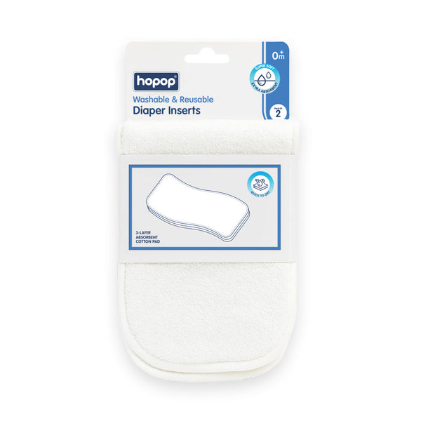 Hopop Washable & Reusable Baby Diaper Inserts - Dezine Kids