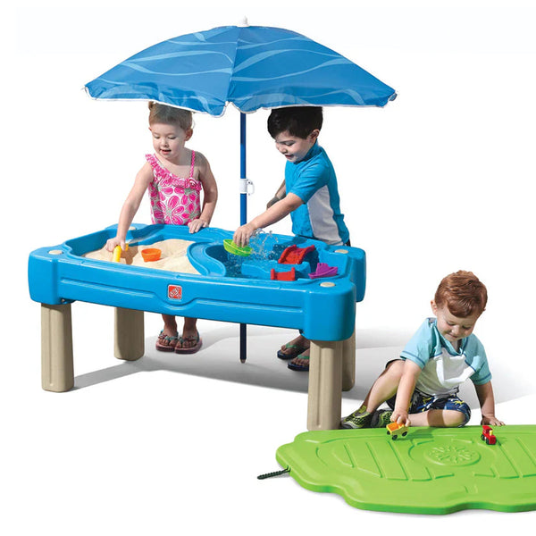 Step2 Cascading Cove Sand & Water Table with Umbrella