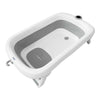 Hopop Smart Foldable Baby Bathtub with Temperature Sensor & Drain Plug - Grey - Dezine Kids