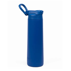 Kicups FlexiFlow Stainless Steel Water Bottle 750ml - Dark Blue