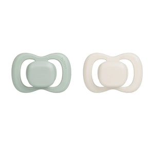 B.Box Silicone Pacifiers Pack of 2 (0 to 6M) - Sage & Vanilla