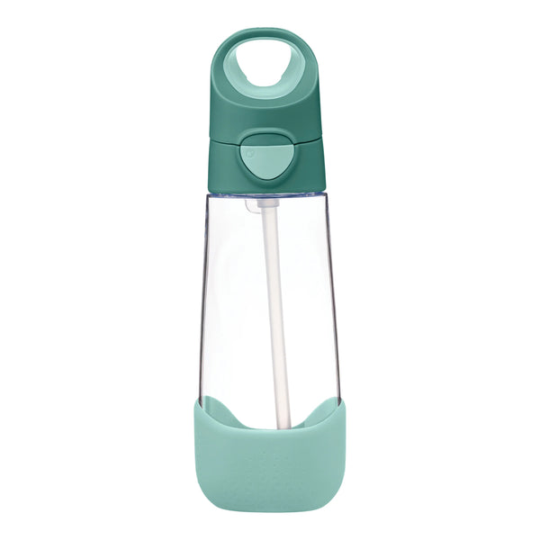 B.Box Tritan Straw Drink Bottle 600 ml - Emerald Forest Green