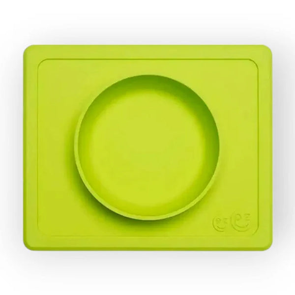 EzPz Mini Bowl 100% Food Grade Silicone Suction Bowl, Non Slip, BPA Free - Lime