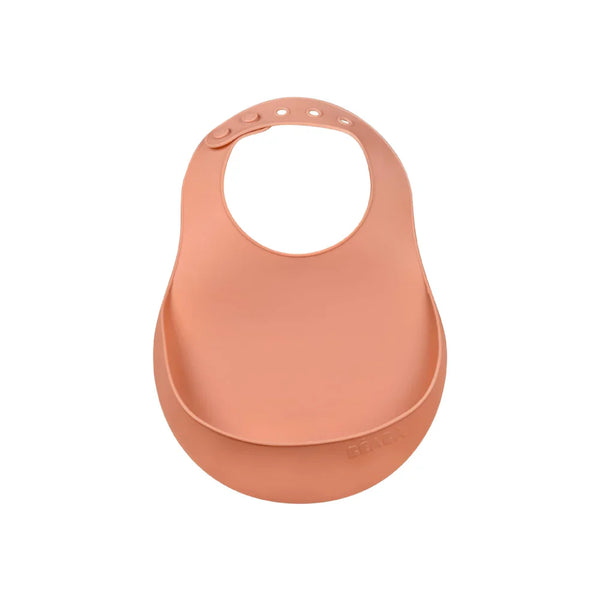 Beaba Silicone Bib - Terracotta - Dezine Kids