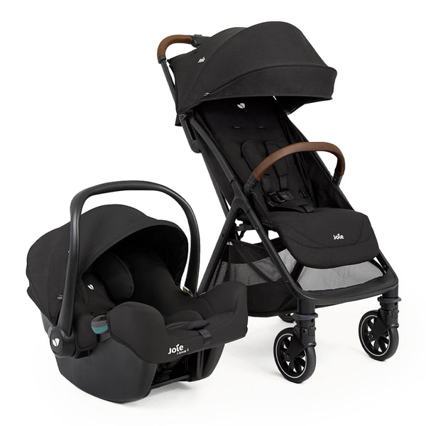 Joie Travel System Stroller Pact Pro with Infant Carrier i-Snug Birth+ to 22 kg - Shale - Dezine Kids