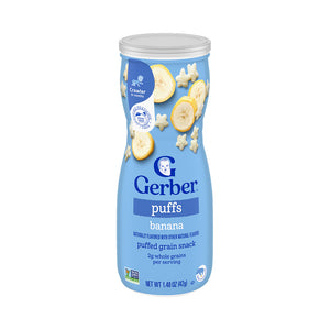 Gerber Puffs for Crawlers, 8+ months - Banana
