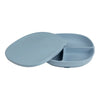 B.Box Silicone Plate Plus Lid With Suction Base - Ocean Blue