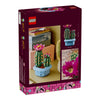 Lego Botanicals Flowering Cactus Plants Decor Building Set for Kids