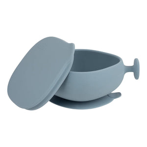 B.Box Silicone Bowl Plus Lid With Suction Base - Ocean Blue