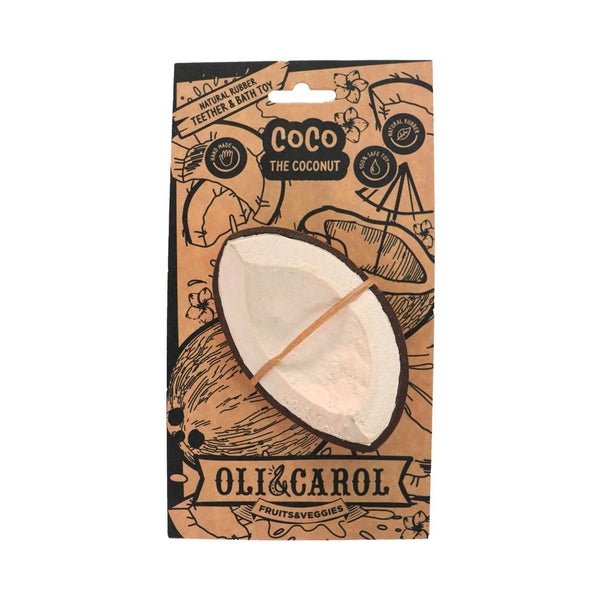 Oli & Carol Coco The Coconut Natural Rubber Teether