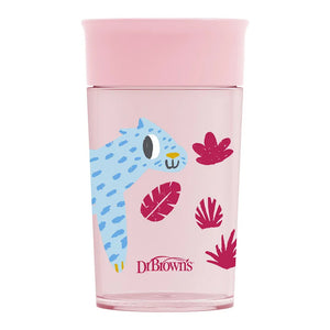 Dr.Browns Milestones Cheers360 Cup 10 oz/300 ml - Pink