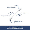 Safety Tips Cotton Buds for Delicate Care