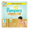 Pampers Ultimate Comfort Size 3 (6 to 10 Kg) 62 Pcs (Made in UAE)