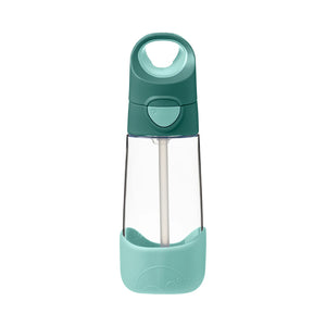 B.Box Tritan Straw Drink Bottle 450 ml - Emerald Forest Green