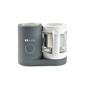 Beaba Babycook Neo 6 In 1 Baby Food Processor, Portable Baby Food Cooker, Puree Maker and Warmer - Mineral Grey