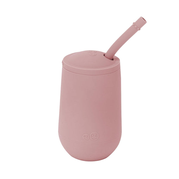 EzPz Happy Cup + Straw Training System for Toddlers - Blush - Dezine Kids