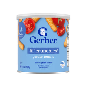 Gerber Lil Crunchies for Crawlers, 8+ months - Garden Tomato