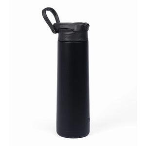 Kicups FlexiFlow Stainless Steel Water Bottle 750ml - Black