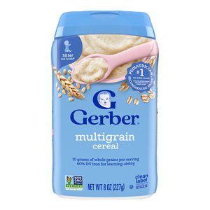 Gerber Cereal for Sitters, 6+ months - Multigrain